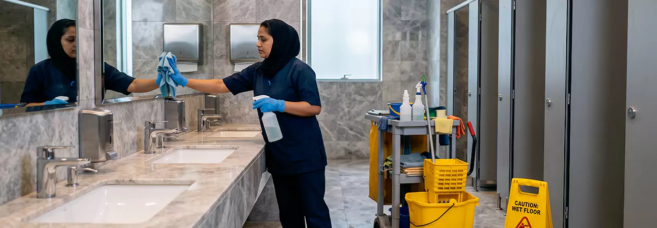 Office Restroom Cleaning in Sharjah