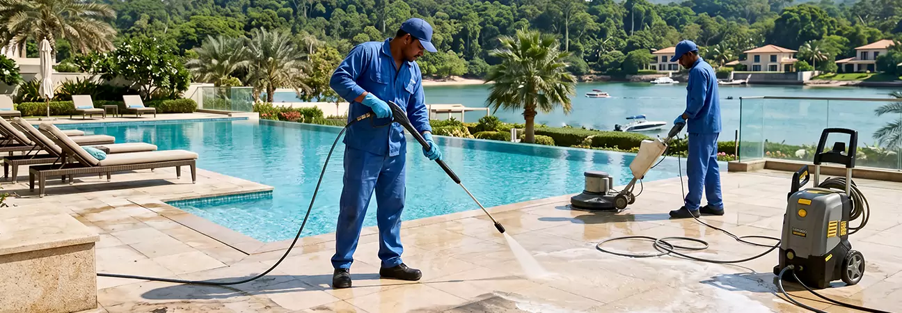 Pool Deck Cleaning Services in Dubai
